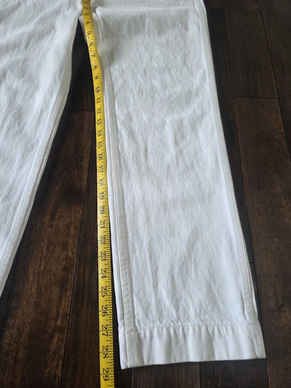 Aritizia Denim Forum The Joni High Rise Utility Jeans - White - 28 - Picture 8 of 12
